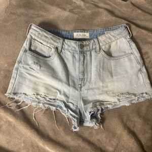 Pacsun High Rise Jean Shorts